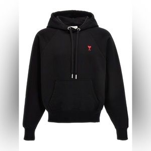 NWOT AMI Paris Ami de Coeur Drawstring Hoodie Sweatshirt XXS